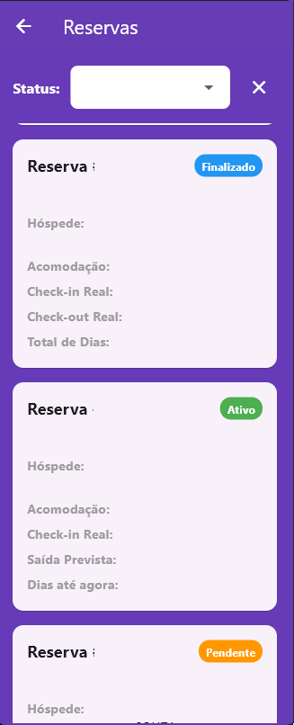Hotelaria - Tela 4
